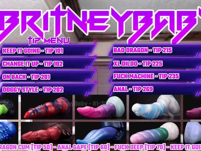 Скриншоты трансляции BritneyBaby